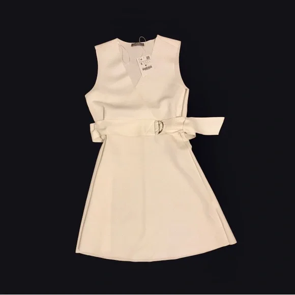 Zara | Dresses | Zara Wb Collection Sleeveless Wrap Fit Flare Belted Mini Dress Small White | Poshmark Zara | Dresses | Zara Wb Collection Sleeveless Wrap Fit Flare Belted Mini Dress Small White | Poshmark